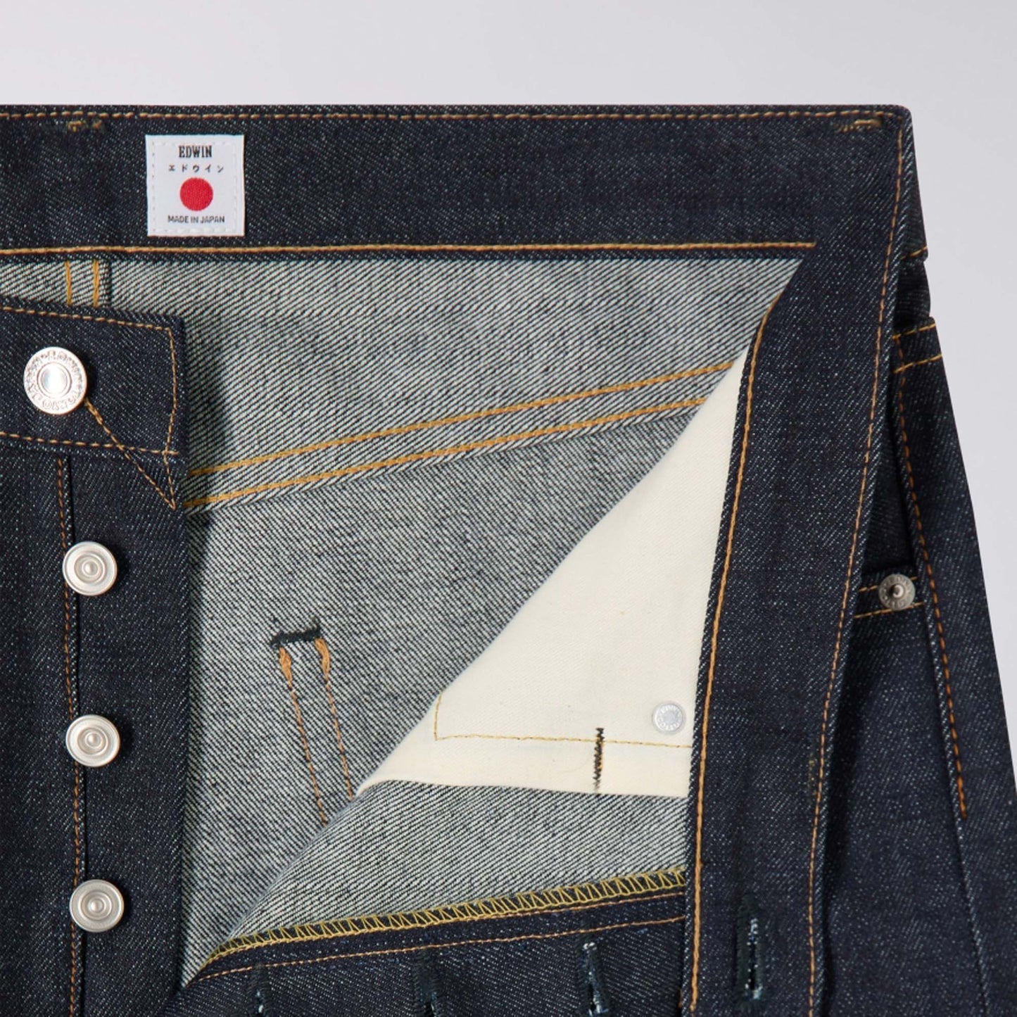 Loose Fit - Kurabo, Recycle Denim, Red Selvage, 14oz - Blue Unwashed
