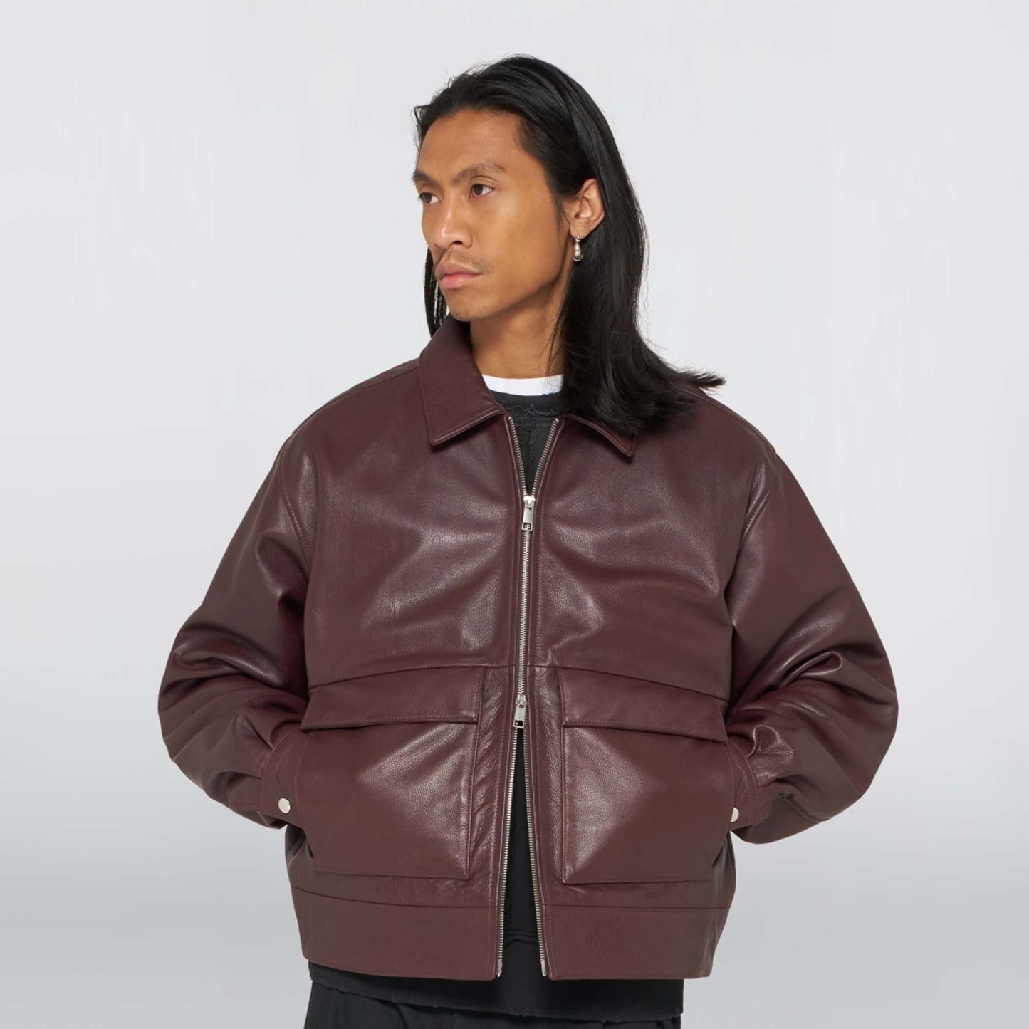 Dogma Jacket - Brown Burgundy