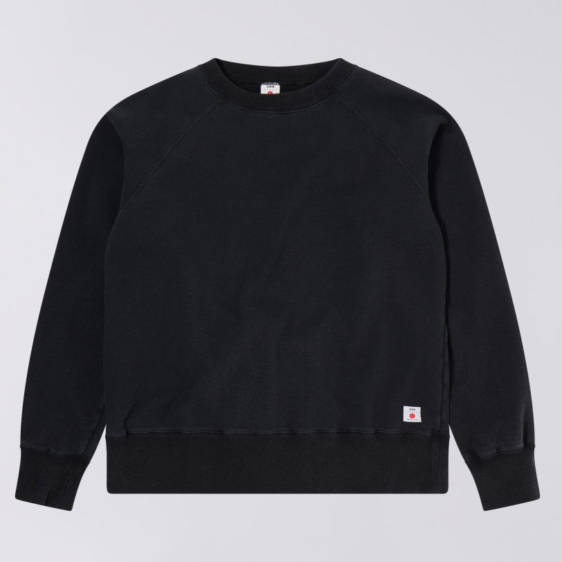 Made In Japan Raglan Sleeve Crew - Black Ozone