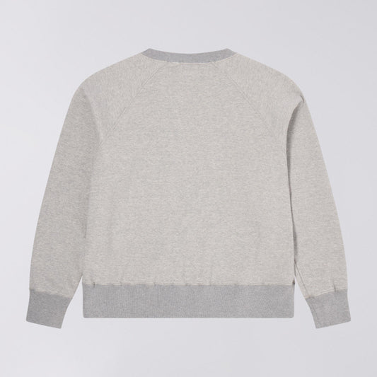 Made In Japan Raglan Sleeve Crew - Grey (Garment Washed)
