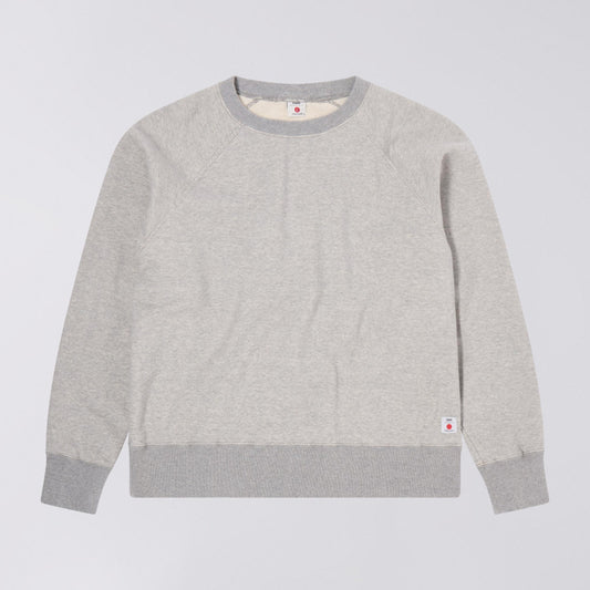 Made In Japan Raglan Sleeve Crew - Grey (Garment Washed)