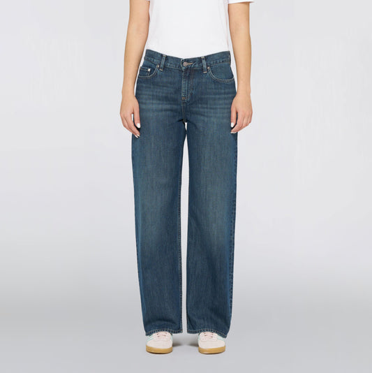 Women's Lexie Pant, Menlo Blue Denim 12.5oz- Blue diopside wash
