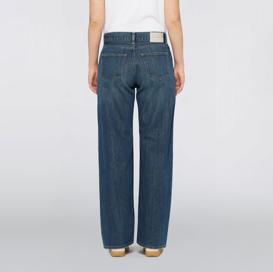 Women's Lexie Pant, Menlo Blue Denim 12.5oz- Blue diopside wash