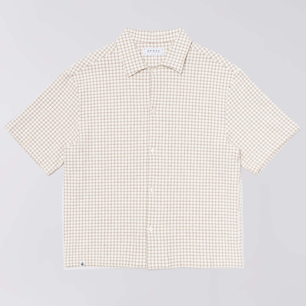 Zed SS Shirt - White / Brown