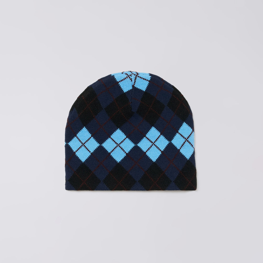 Reversible Skullcap Beanie - Blue