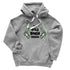 AKA Six X Wild Bunch - Gun Print Hoodie - Grey
