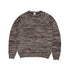 Knitted Melange Logo Crewneck - Delicioso/Off White