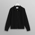 Lennox Zip Polo, Milano Ripple Stripe - Black
