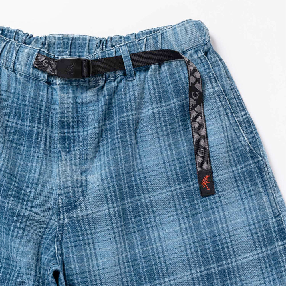 Lagoon Short - Denim Plaid