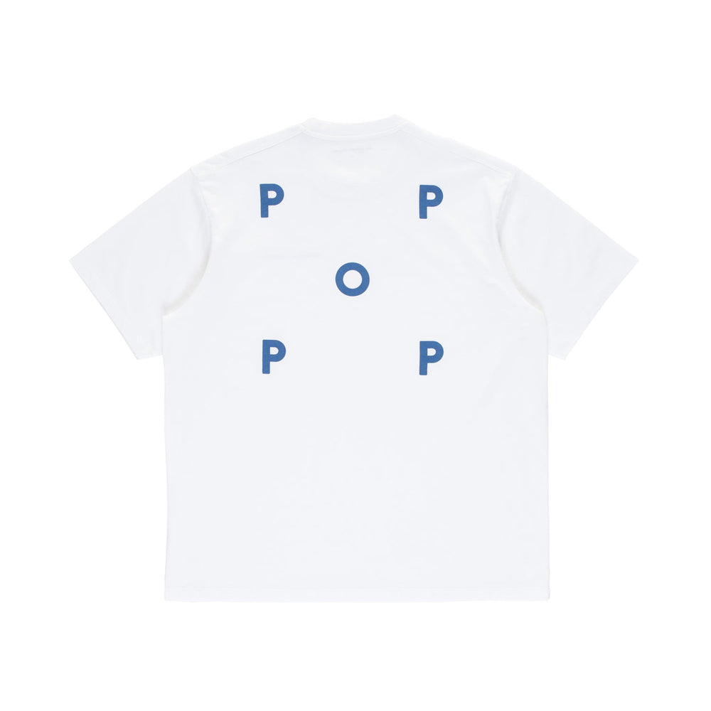 Logo Tee - White / Dutch Blue