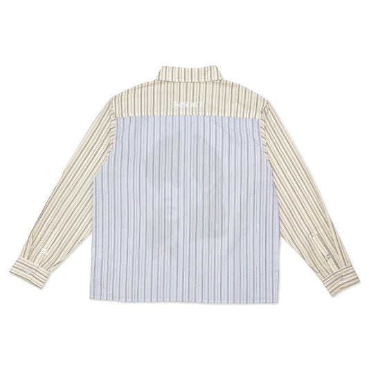 Merch Shirt, Striped Seersucker - Blue