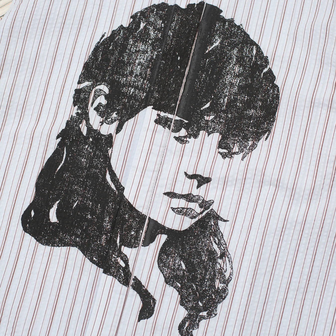 Merch Shirt, Striped Seersucker - Blue