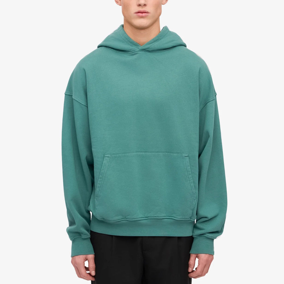 Organic Oversized Hood - Pine Green