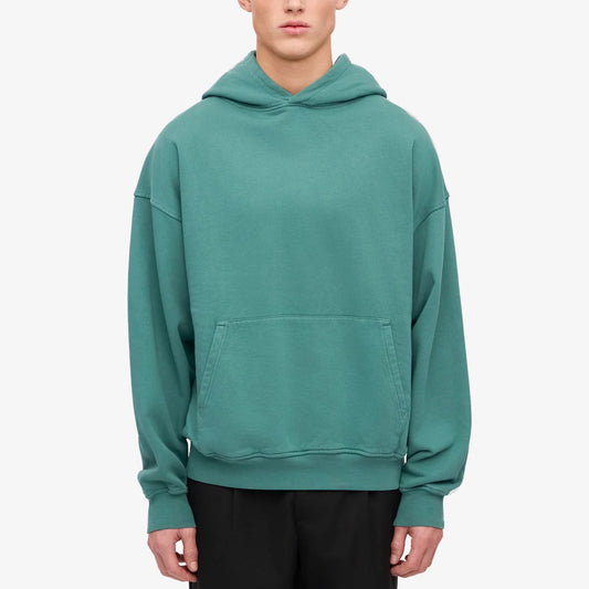 Organic Oversized Hood - Pine Green