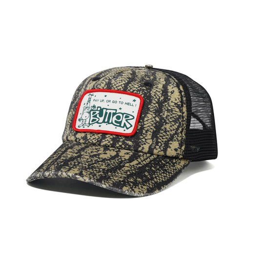 Pay Up Trucker Cap - Lowland Camo