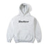 Plaid Logo Applique Pullover Hood - Ash
