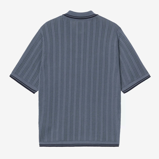 S/S Ramsey Polo - Velvet Blue / Deep Night
