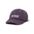 Rounded Logo 6 Panel Cap Washed Eggplant