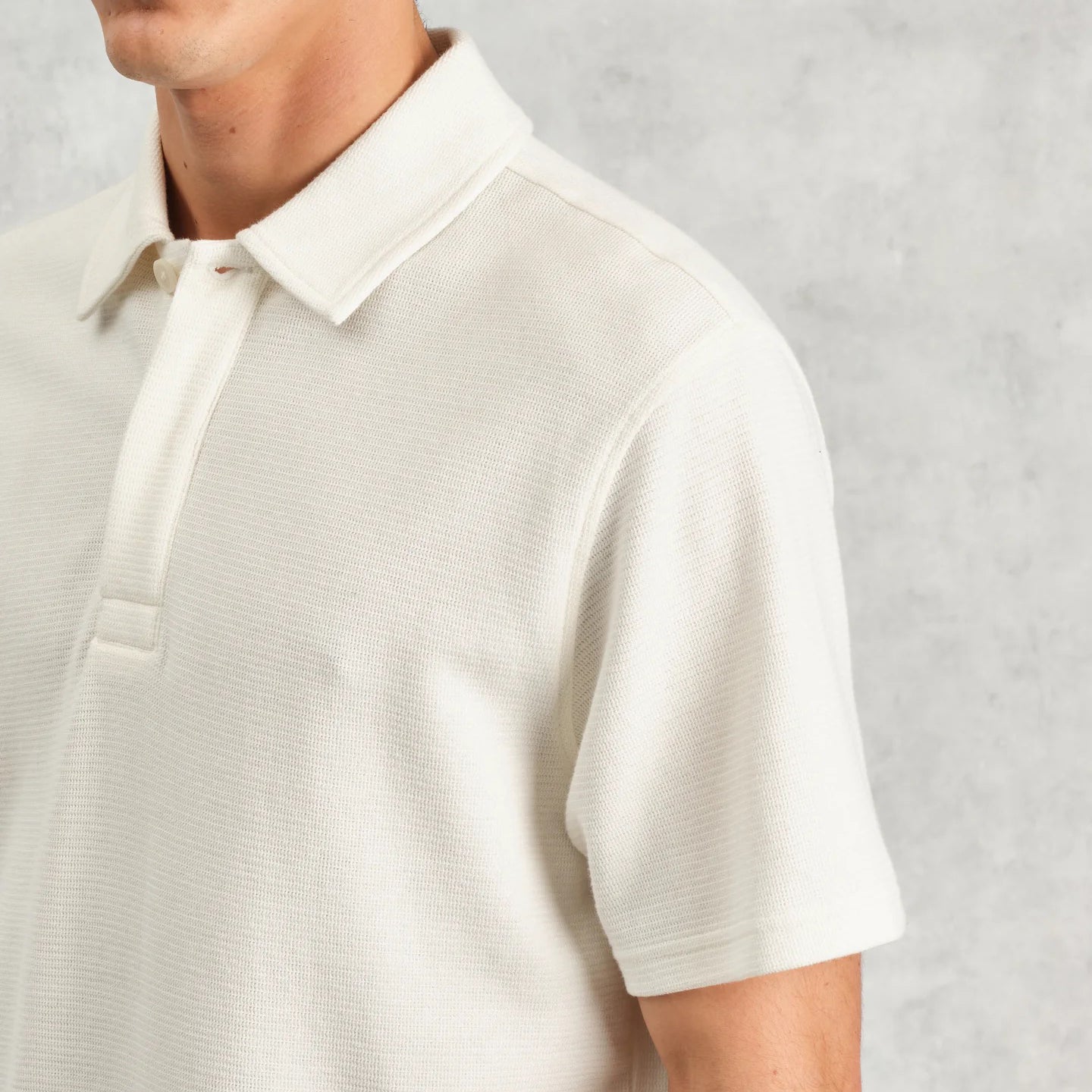 Shore SS Polo - Ecru