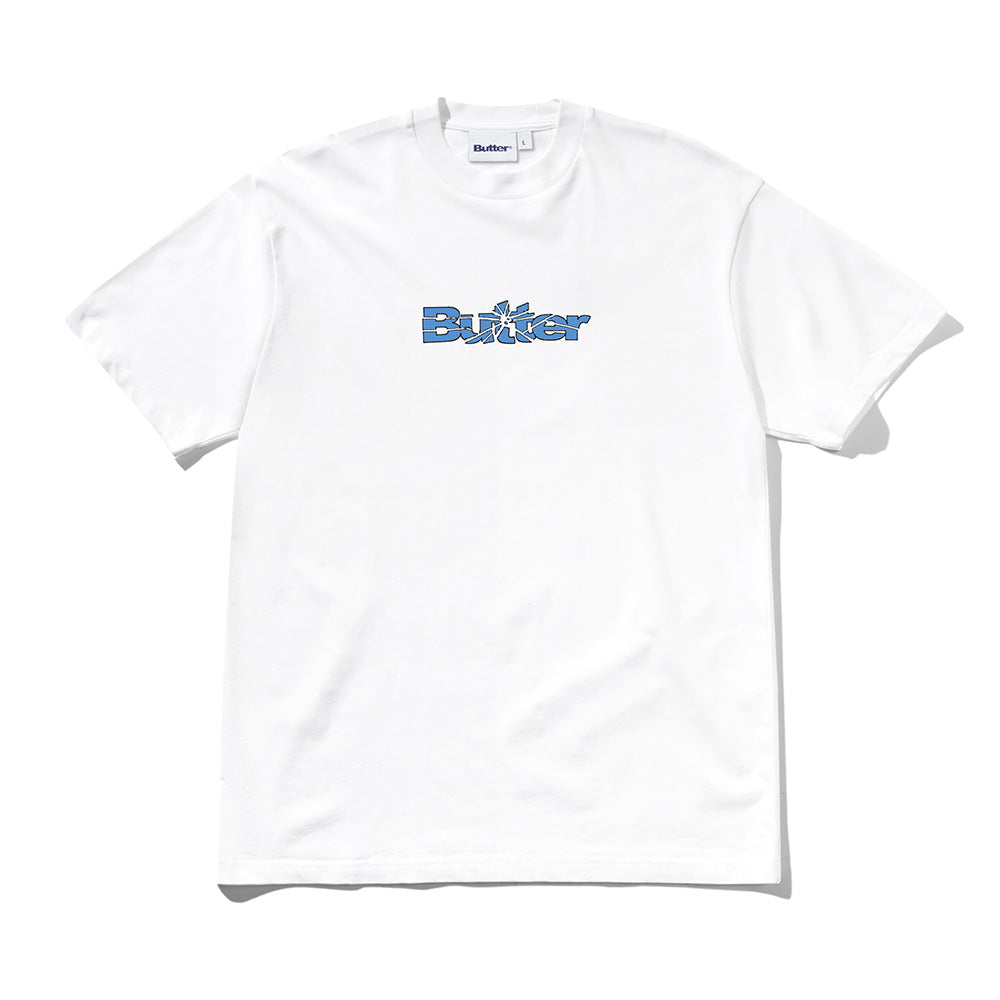 Smashed Logo Tee - White