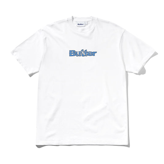 Smashed Logo Tee - White