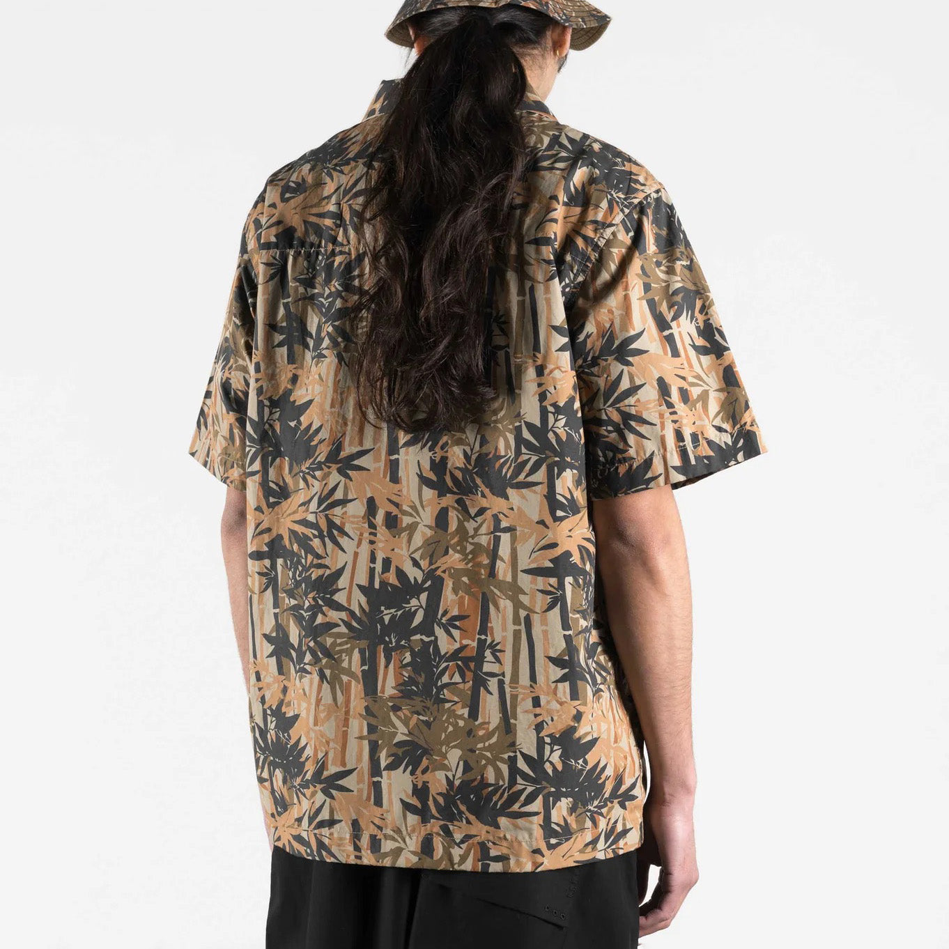 7349 DPM Bamboo Camp Collar Shirt - Woodland