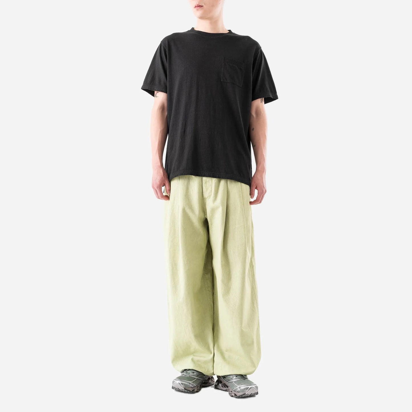 7209 Cotton Hemp SS T-Shirt - Black