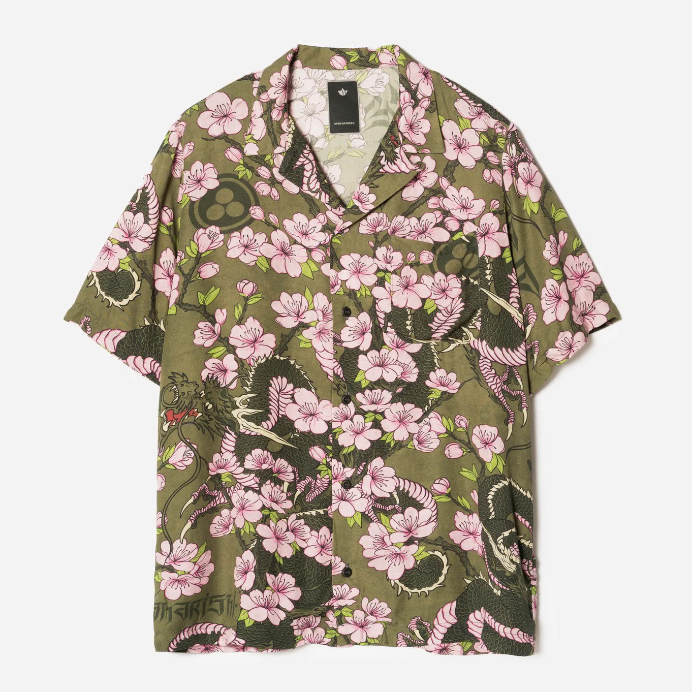 7359 Sakura Camp Collar Shirt - Olive