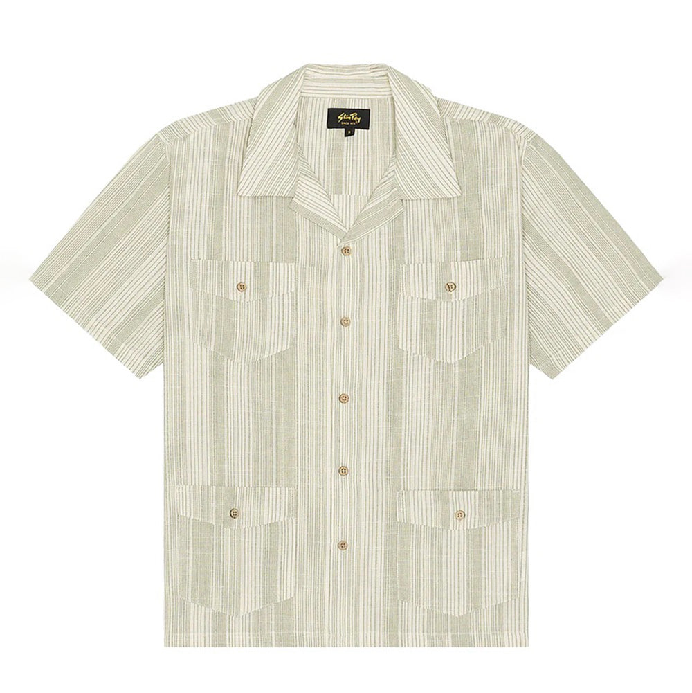 Mexicali SS Shirt - Green Stripe