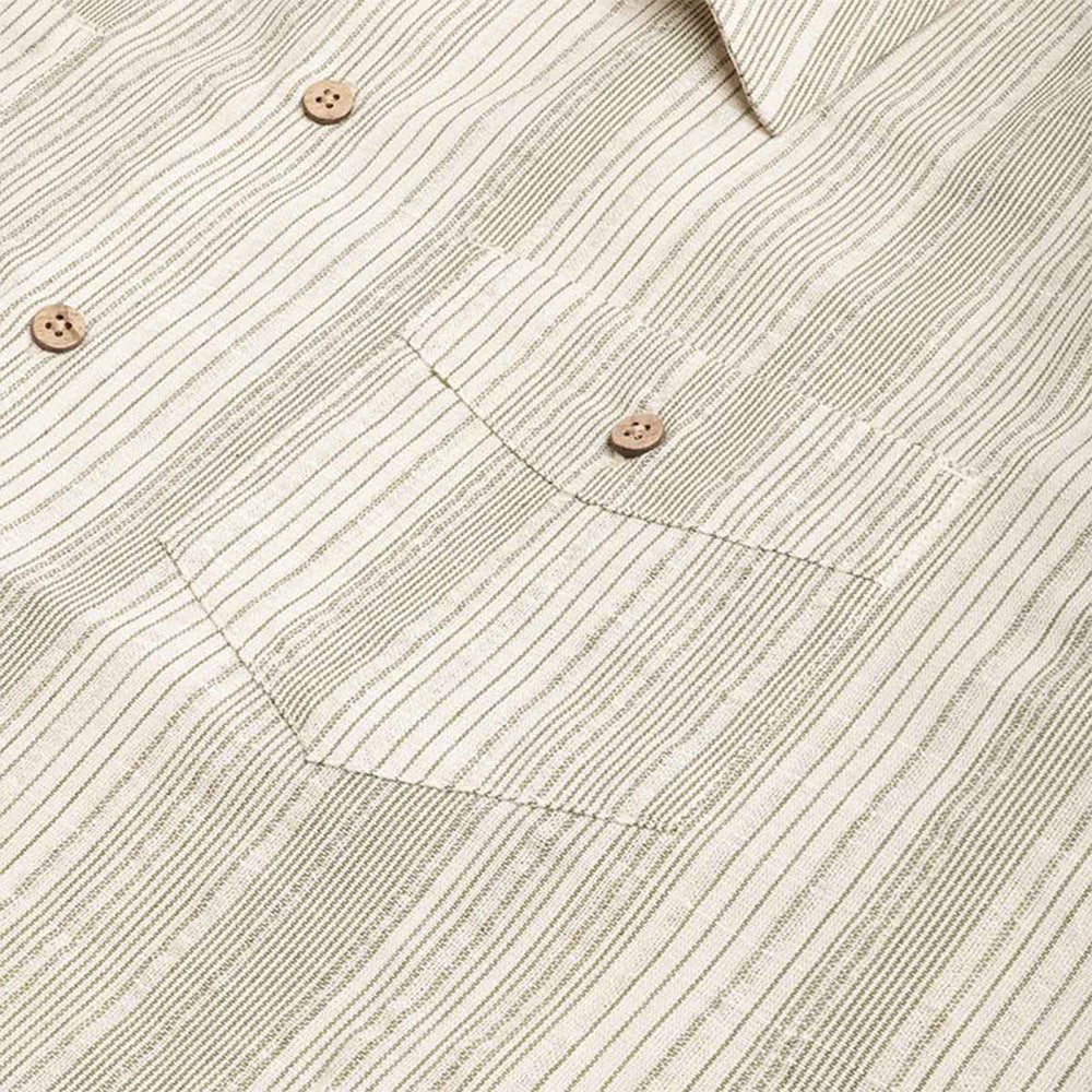 Mexicali SS Shirt - Green Stripe