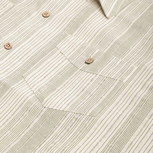 Mexicali SS Shirt - Green Stripe