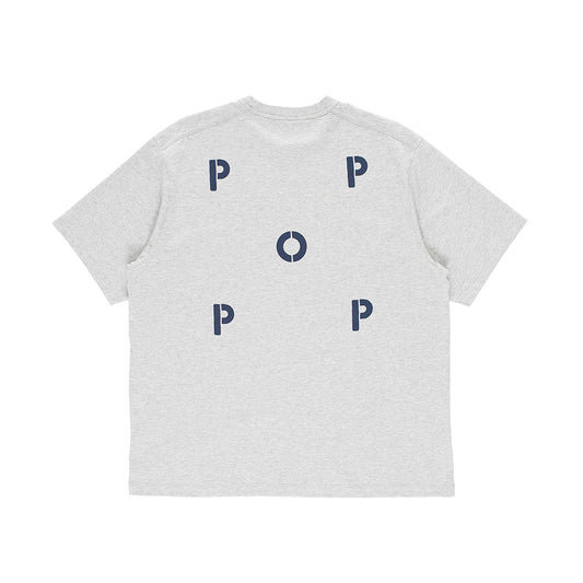 Stencil Logo Tee - Heather Grey