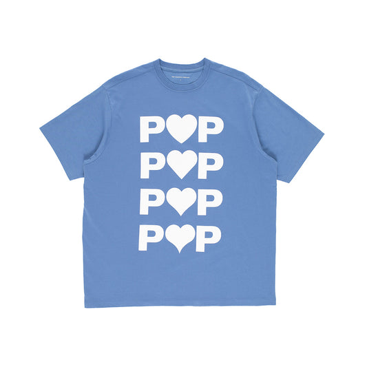 Hearts Tee - Dutch Blue