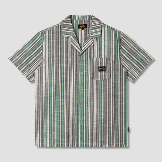 Tour Shirt - Black / Green Stripe