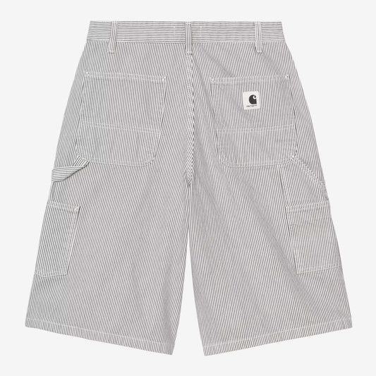 W' Mercer Single Knee Short - Mercer Stripe, Graphite / Stone Washed