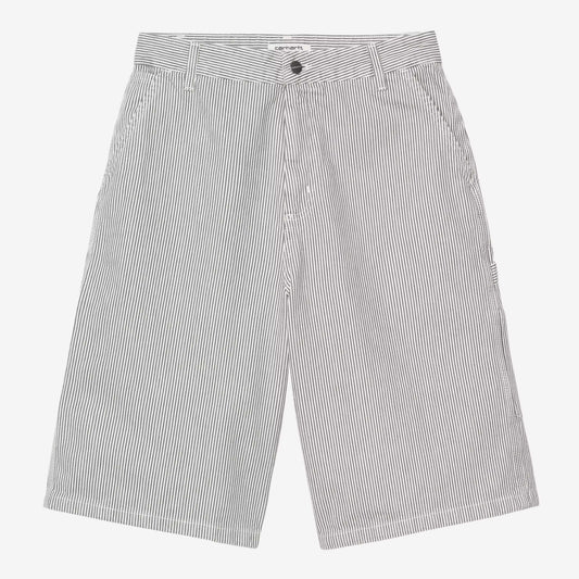 W' Mercer Single Knee Short - Mercer Stripe, Graphite / Stone Washed