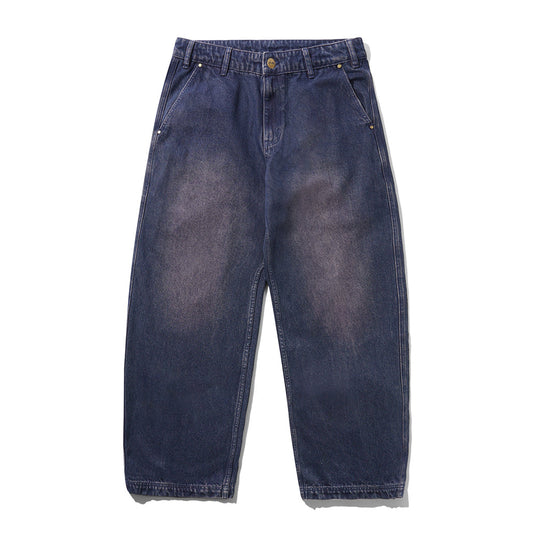 Work Pants - Distressed Tinted Indigo