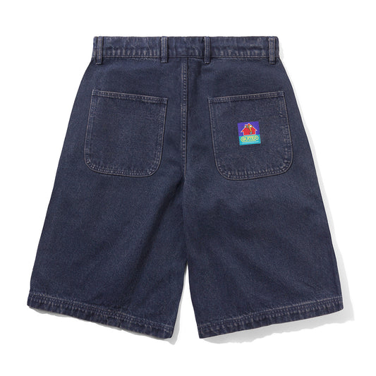 Work Shorts - Distressed Tinted Indigo