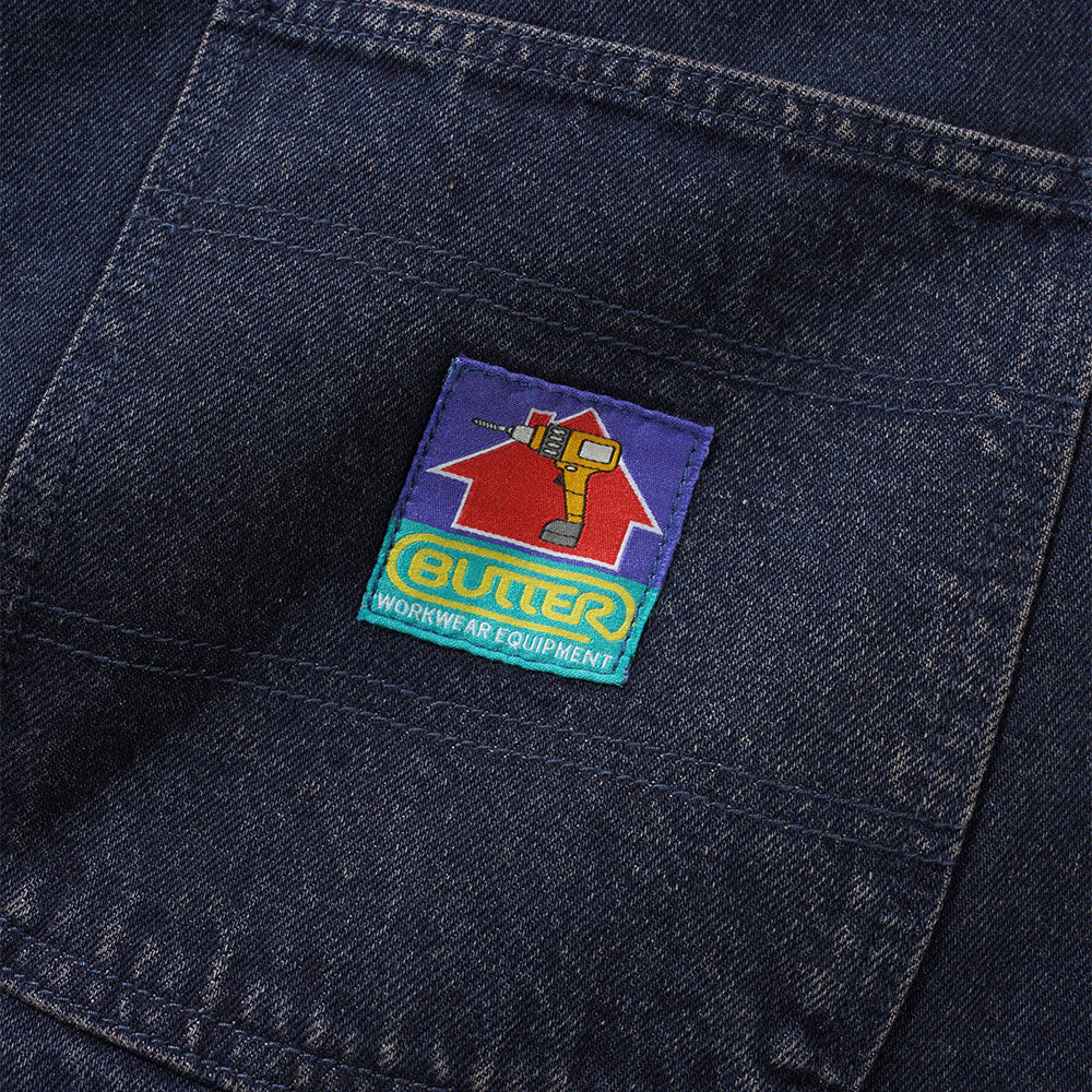 Work Shorts - Distressed Tinted Indigo
