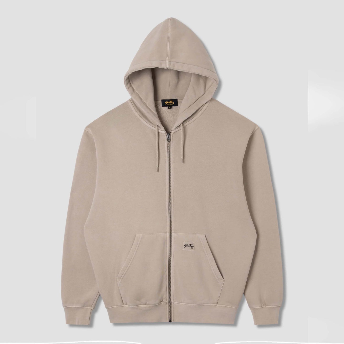 Patch Zip Hood - Eucalyptus